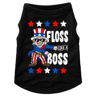 Floss Like A Boss USA 4th of July Doggie Tank