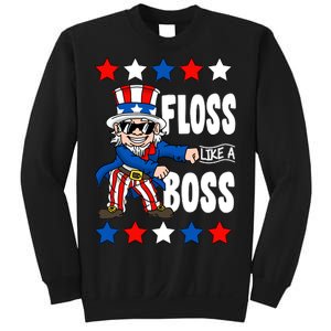 Floss Like A Boss USA 4th of July Sweatshirt