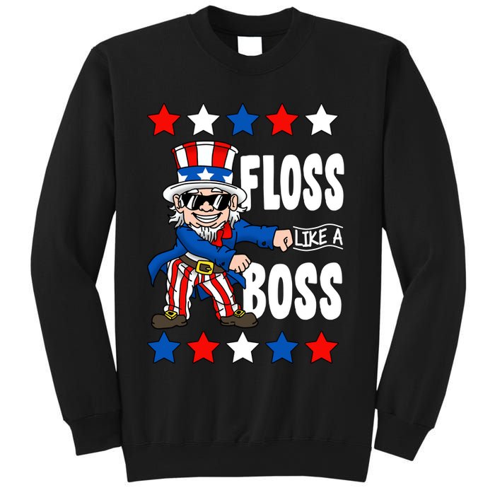 Floss Like A Boss USA 4th of July Sweatshirt