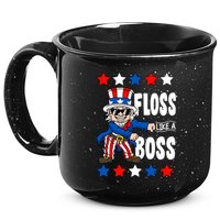 Floss Like A Boss USA 4th of July 15oz Campfire Ceramic Mug