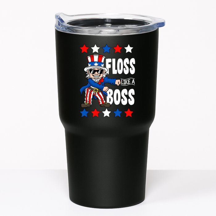 Floss Like A Boss USA 4th of July Tumbler