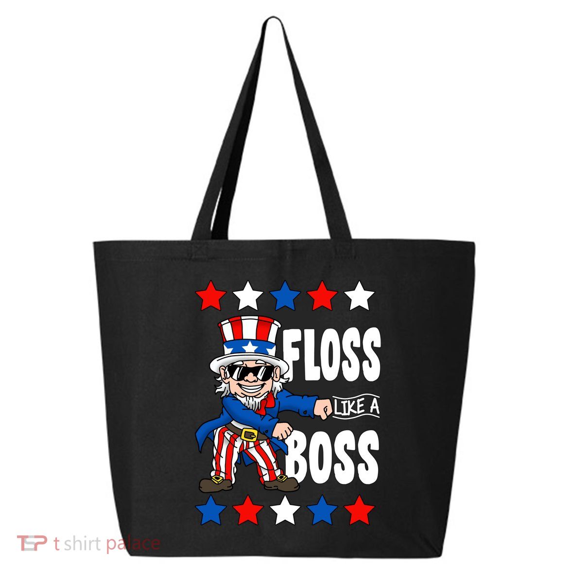 Floss Like A Boss USA 4th of July 25L Jumbo Tote