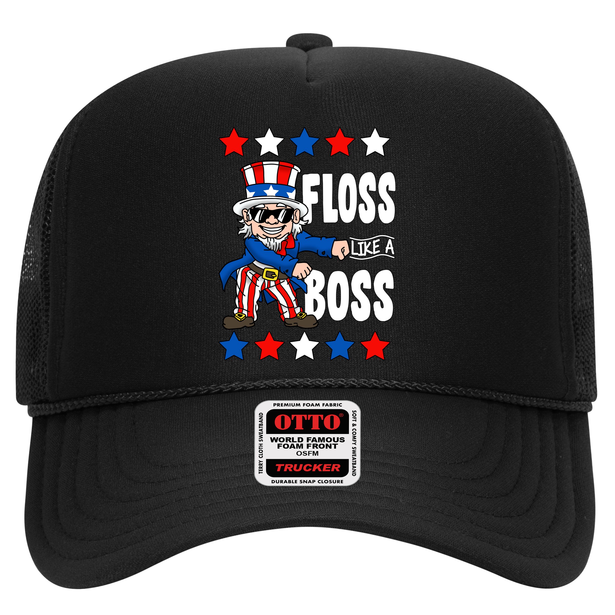 Floss Like A Boss USA 4th of July Hat