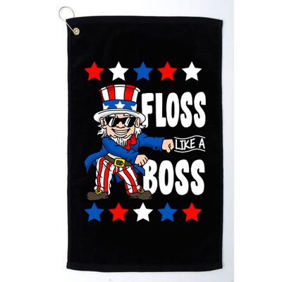 Floss Like A Boss USA 4th of July Golf Towel