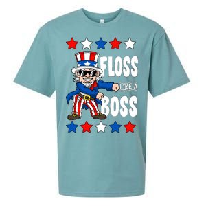 Floss Like A Boss USA 4th of July Sueded Cloud Jersey T-Shirt