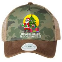 Flossing Around The Christmas Tree Legacy Tie Dye Trucker Hat