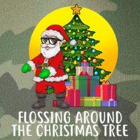 Flossing Around The Christmas Tree Legacy Tie Dye Trucker Hat