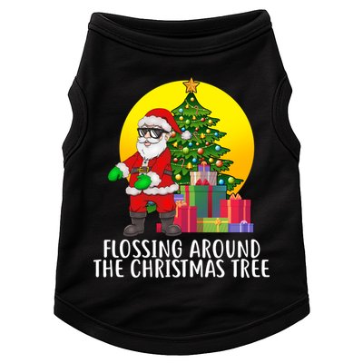Flossing Around The Christmas Tree Doggie Tank