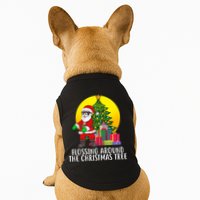 Flossing Around The Christmas Tree Doggie Tank