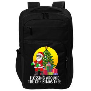 Flossing Around The Christmas Tree Impact Tech Backpack