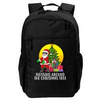 Flossing Around The Christmas Tree Backpack