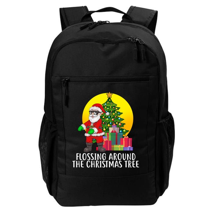 Flossing Around The Christmas Tree Backpack