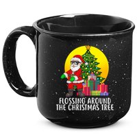 Flossing Around The Christmas Tree 15oz Campfire Ceramic Mug