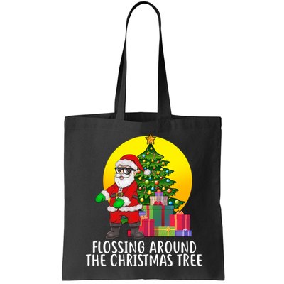 Flossing Around The Christmas Tree Bag