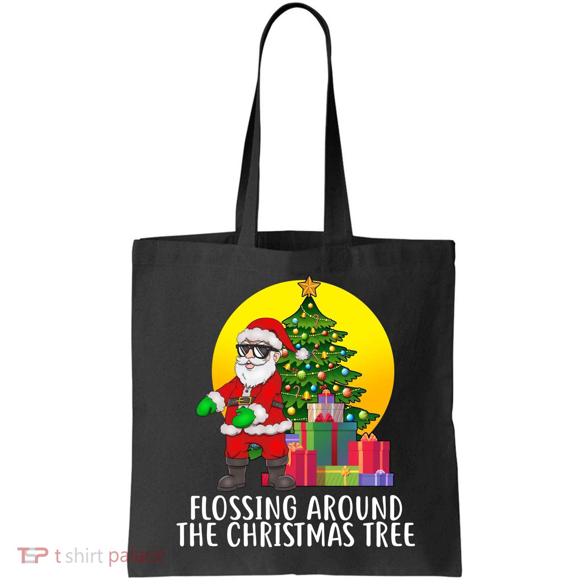 Flossing Around The Christmas Tree Bag