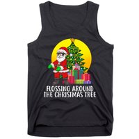 Flossing Around The Christmas Tree Tank Top