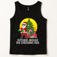Flossing Around The Christmas Tree Tank Top