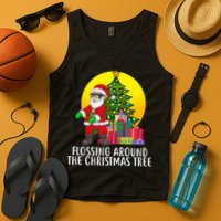 Flossing Around The Christmas Tree Tank Top