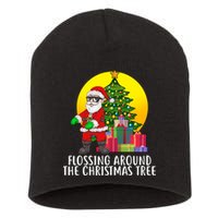 Flossing Around The Christmas Tree Short Acrylic Beanie