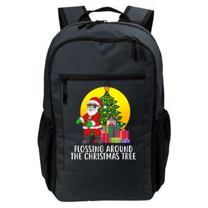 Flossing Around The Christmas Tree Daily Commute Backpack