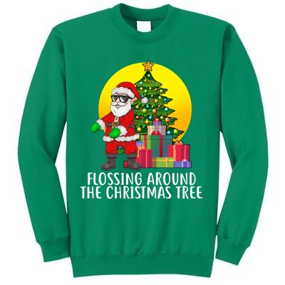 Flossing Around The Christmas Tree Sweatshirt