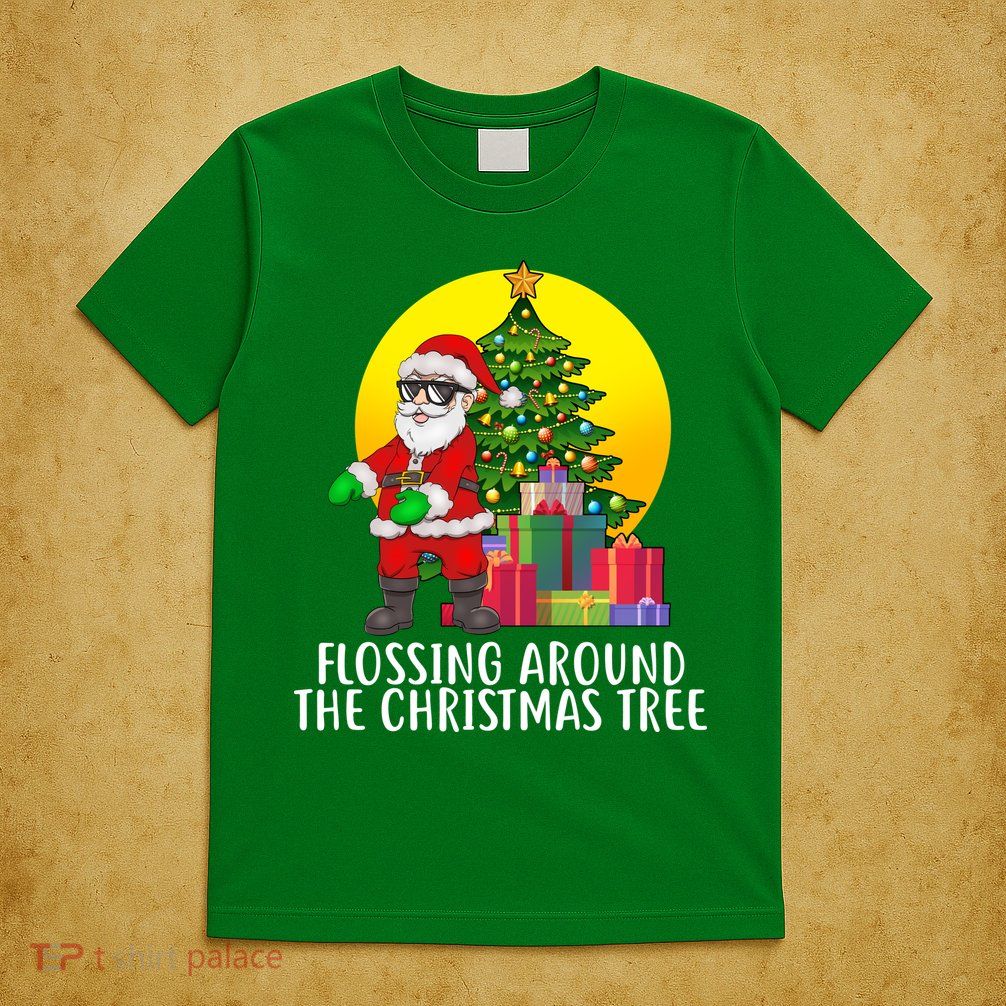 Flossing Around The Christmas Tree T-Shirt