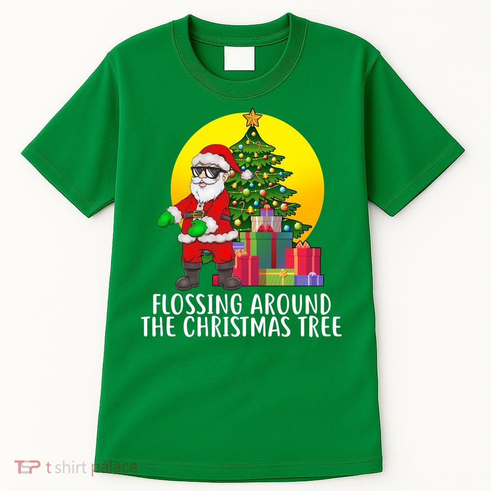 Flossing Around The Christmas Tree Tall T-Shirt