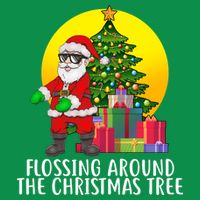 Flossing Around The Christmas Tree Baby Bodysuit