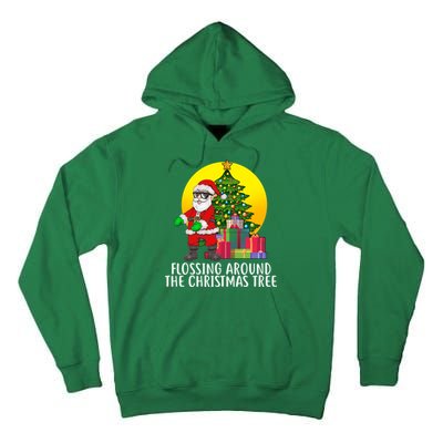 Flossing Around The Christmas Tree Tall Hoodie