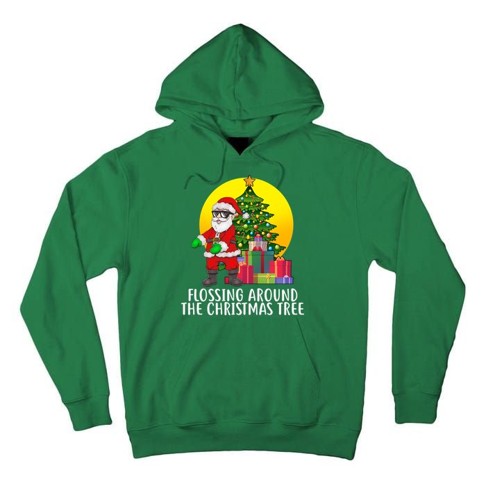 Flossing Around The Christmas Tree Tall Hoodie