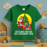 Flossing Around The Christmas Tree Toddler T-Shirt