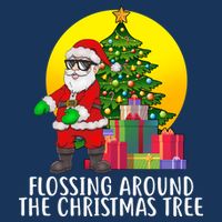 Flossing Around The Christmas Tree Infant Baby Jersey Bodysuit