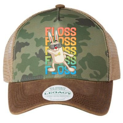 Flossing Easter Bunny Legacy Tie Dye Trucker Hat