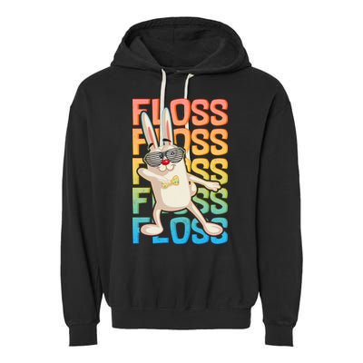 Flossing Easter Bunny Garment-Dyed Fleece Hoodie