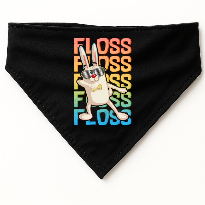 Flossing Easter Bunny USA-Made Doggie Bandana