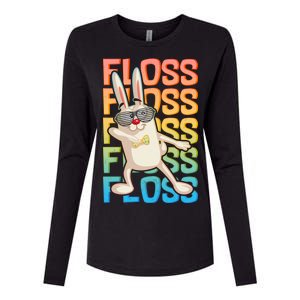 Flossing Easter Bunny Womens Cotton Relaxed Long Sleeve T-Shirt