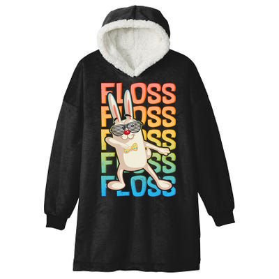 Flossing Easter Bunny Hooded Wearable Blanket
