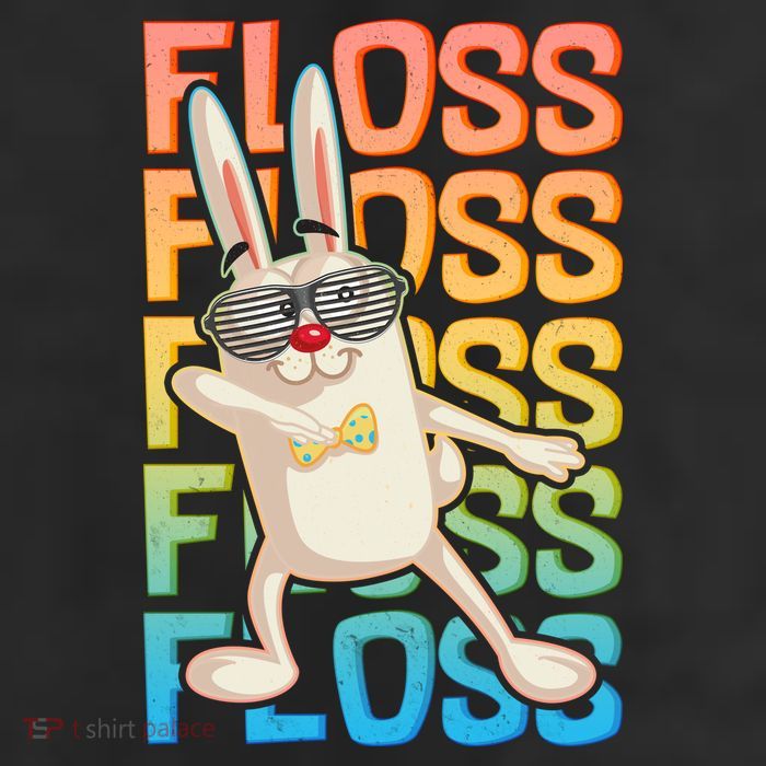 Flossing Easter Bunny 11oz C Handle Ceramic Mug