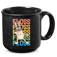 Flossing Easter Bunny 15oz Campfire Ceramic Mug
