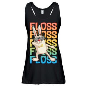 Flossing Easter Bunny Ladies Essential Flowy Tank