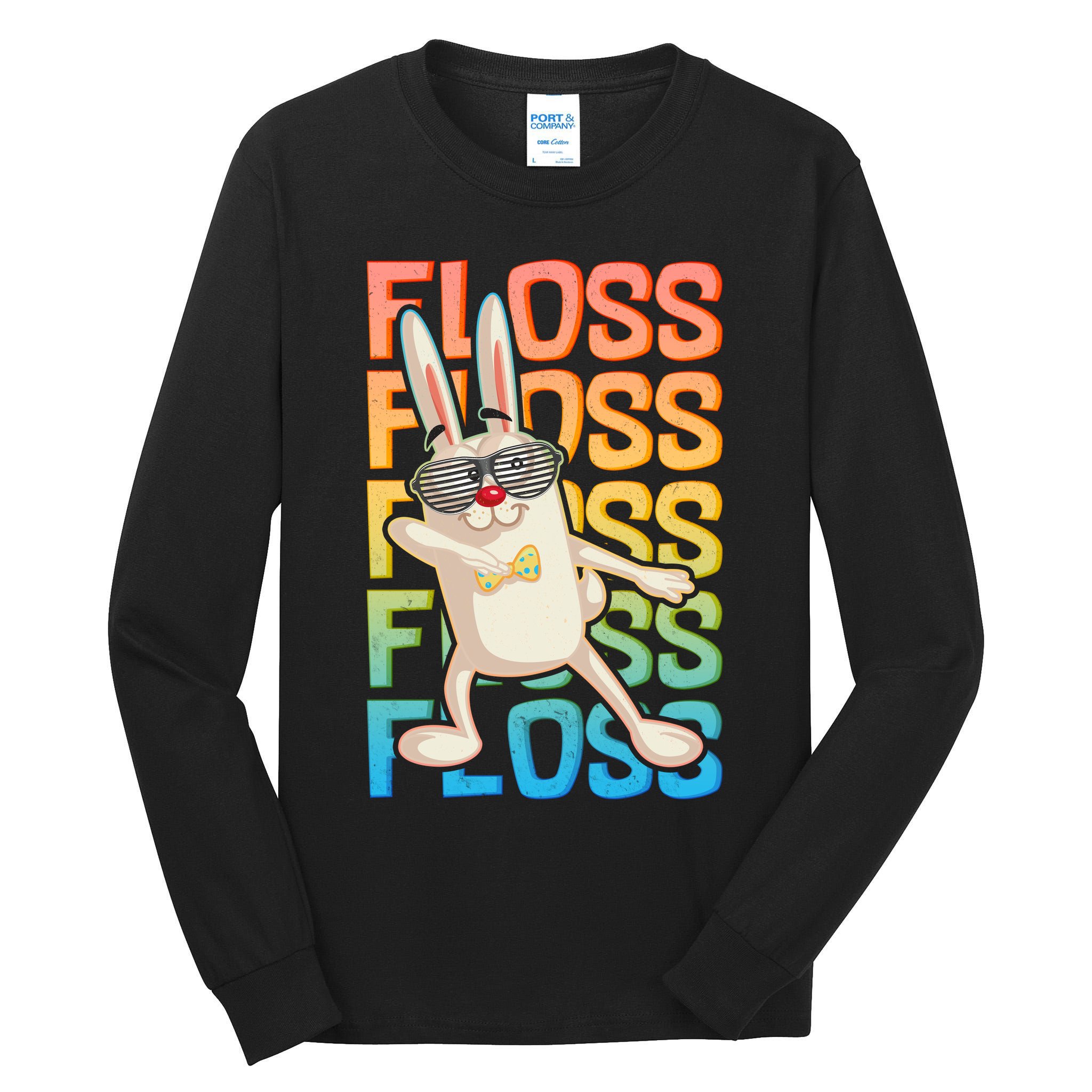 Flossing Easter Bunny Tall Long Sleeve T-Shirt