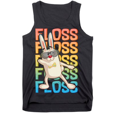 Flossing Easter Bunny Tank Top