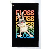 Flossing Easter Bunny Golf Towel
