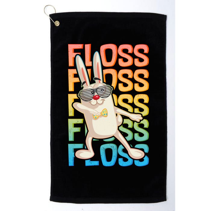 Flossing Easter Bunny Golf Towel