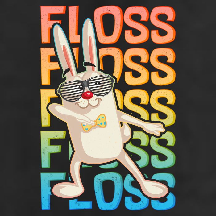 Flossing Easter Bunny Golf Towel