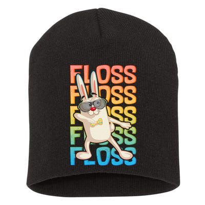 Flossing Easter Bunny Short Acrylic Beanie