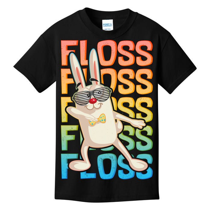 Flossing Easter Bunny Kids T-Shirt