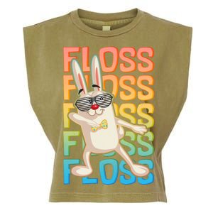 Flossing Easter Bunny Garment-Dyed Women's Muscle Tee