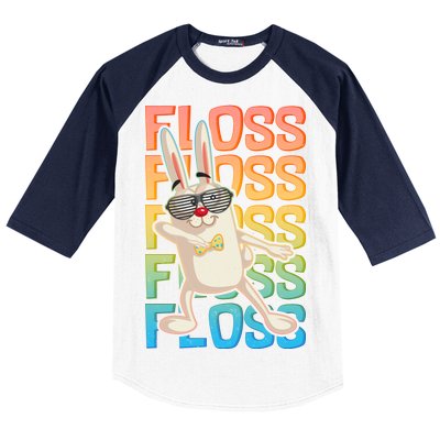 Flossing Easter Bunny Baseball Sleeve Shirt