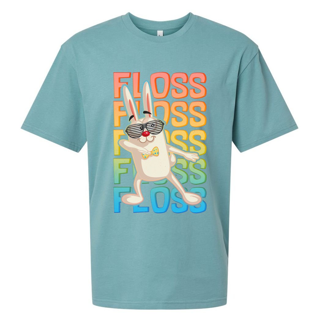 Flossing Easter Bunny Sueded Cloud Jersey T-Shirt